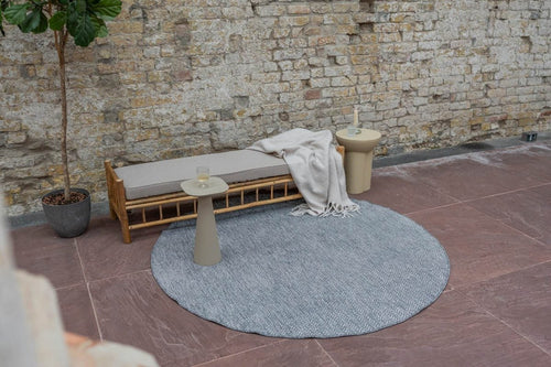 Eva Interior Buitenkleed Dahl Rond - Grijs - Dubbelzijdig - 240 x 240 cm - vtwonen shop