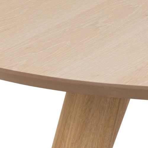 Rebellenclub Eetkamertafel Eda - Ø100 cm - Licht Eiken