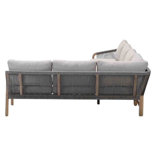 Garden Impressions lounge dining set Alora grey sand - 2-delig rechts