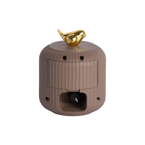 Karlsson ornament Cadiz Bird - bruin - 8x10.2x8cm