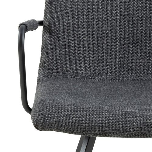 Rebellenclub Eetkamerstoel Aroa - Set van 2 - Donker Grijs - vtwonen shop