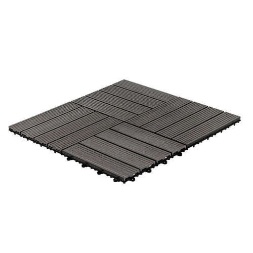 Home Deluxe WPC houttegels BAVARO antraciet 1m² - vtwonen shop