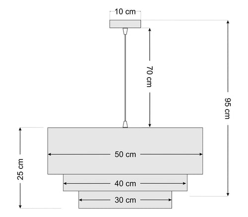 bpskoncept hanglamp Lunaro - satijn - Ø50 cm
