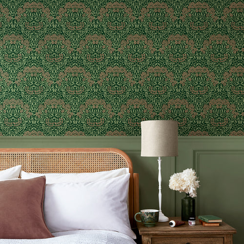William Morris at Home Vliesbehang - Michaelmas Daisy Forest