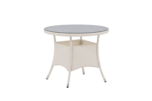 Rebellenclub Ronde Tuintafel Mykon - ø90cm - Wit - vtwonen shop