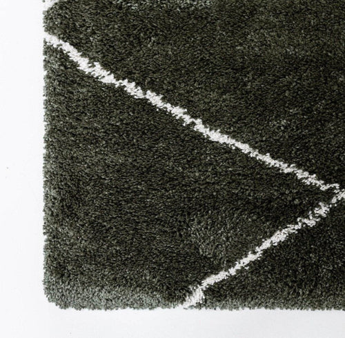 Interieur05 Berber vloerkleed hoogpolig Groen/Cream - scandinavisch - nea - 240 x 330 cm - vtwonen shop