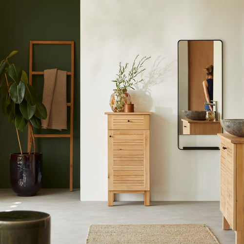 Tikamoon Massief eikenhouten onderkast - Naturel