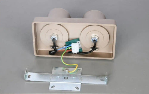 Artdelight spot Megano - 2 lichts - 20  x 11.5   cm - champagne - vtwonen shop