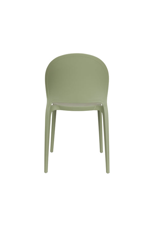 Housecraft Living Sjoerd Tuinstoelen/ Eetkamerstoelen Kunststof Groen - Set van 4 - vtwonen shop