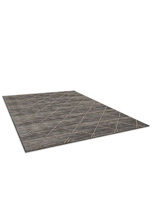 AFK Living vloerkleed Hudson - voor binnen en buiten - zwart - 160 x 230 cm - vtwonen shop