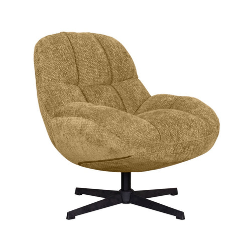 LABEL51 Fauteuil Huxley - Groen Stof - Draaibaar