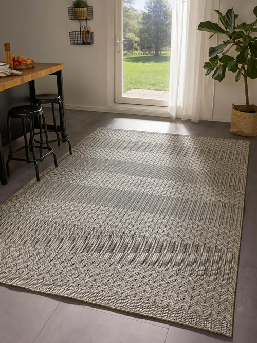 benuta binnen- en buitenkleed Naoto - beige - 140x200 cm
