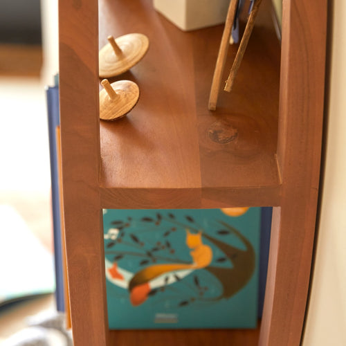 Tikamoon Wandplank voor kinderkamer van massief teakhout - Naturel