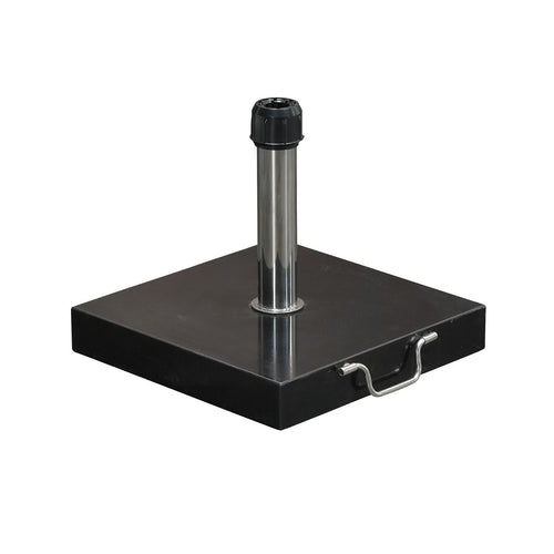 Cosmo granieten parasolvoet - 40 kg - zwart gepolijst