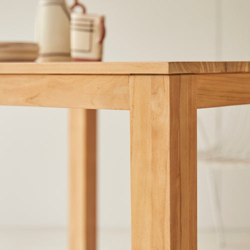Tikamoon Tafel van massief teakhout voor 4/6 personen - Naturel - vtwonen shop