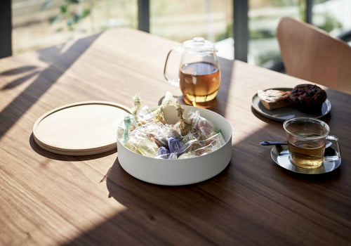 Yamazaki Opbergdoos met Deksel - Laag - Rin - Wit - vtwonen shop