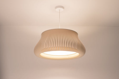 bpskoncept hanglamp Oblo - beige - Ø45 cm