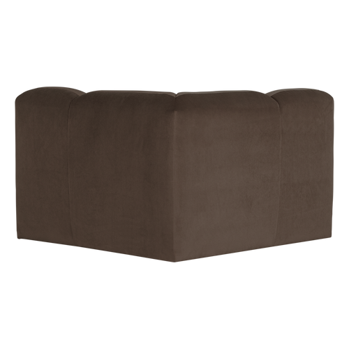 WOOOD hoekelement recht Mojo - Velvet - Bruin - 74x105x105