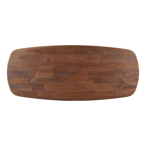 DÉJA Eettafel Majada Donkerbruin Deens Ovaal 240cm - vtwonen shop