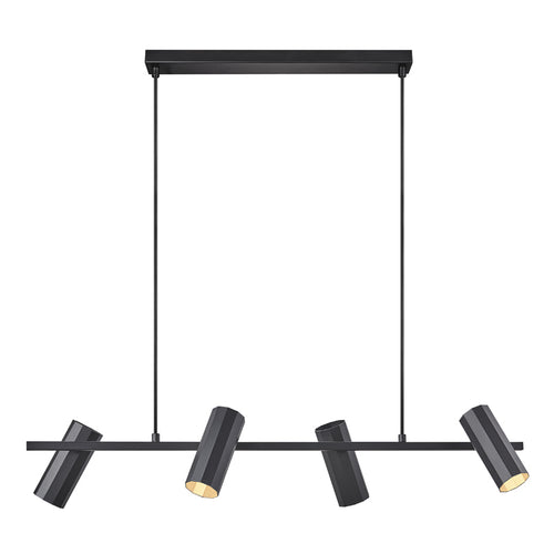 Nordlux Alanis Hanglamp - 4-lichts GU10 - Zwart