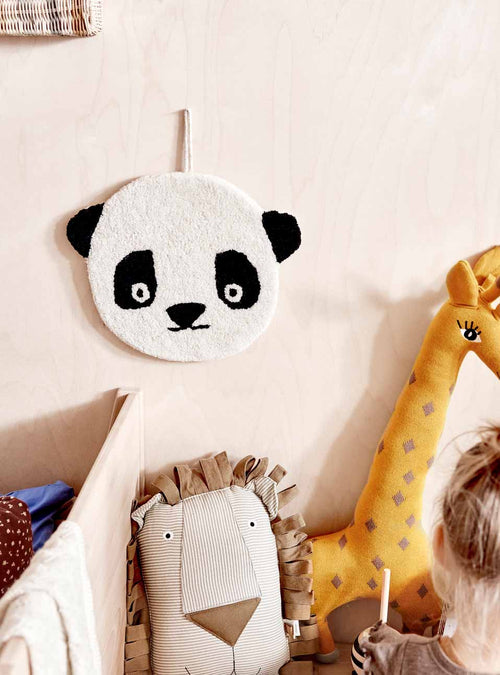 OYOY Muurmatten Panda - wol - vtwonen shop