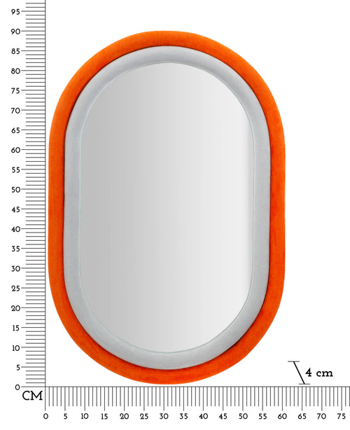 Mauro Ferretti Wandspiegel - 60x4x90 cm - Oranje