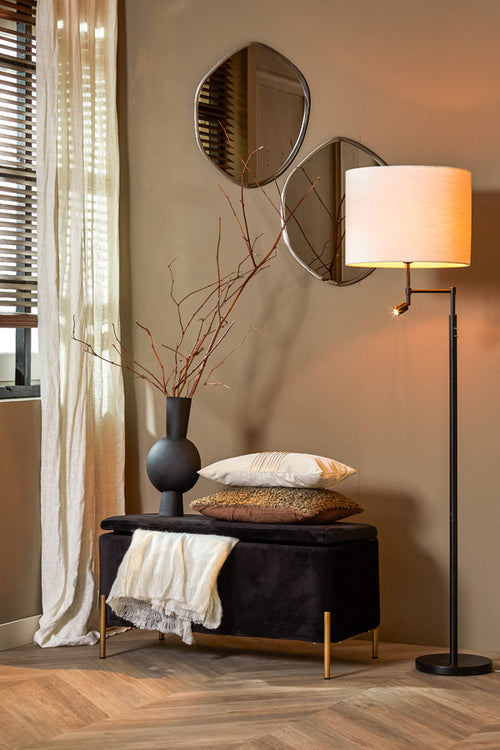 Light & Living vloerlamp MONTANA - Ø25x140cm - zwart