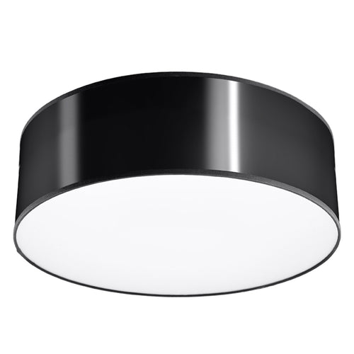 Sollux Lighting Plafondlamp ARENA zwart - 25x25x11cm