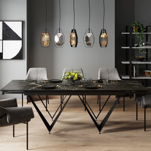 Kare Design Uitschuifbare eettafel Sandra 260x90cm - vtwonen shop