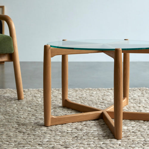 Tikamoon Massief eiken salontafel - Naturel