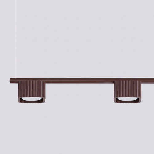 Sollux Lighting Kroonluchter RIFF 4 bruin Gx53 - 122x10x208cm