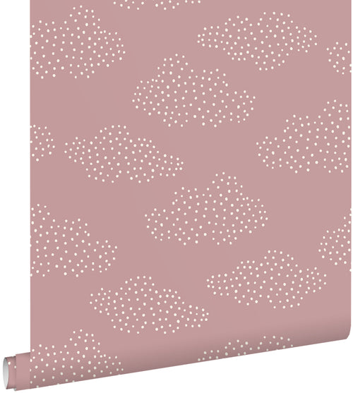 ESTAhome behang wolkjes roze - 50 x 900 cm - 131226 - vtwonen shop