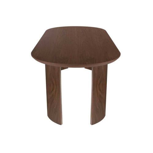 Giga Meubel Eettafel Reno - Walnoot - Ovaal - 240 cm - Japandi