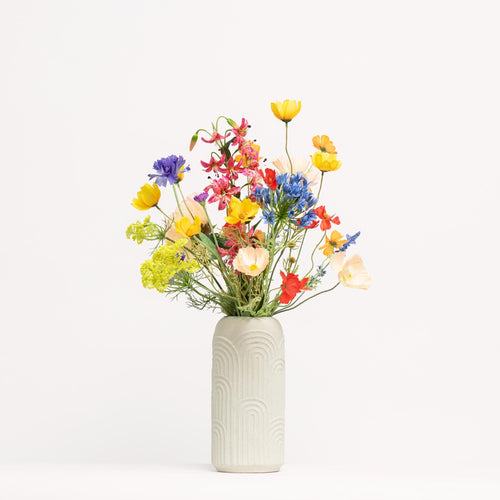 Blooming Good Zijden Veldboeket  Good SS.08 - meerkleurig/multi color - 60-70 cm. hoogte - vtwonen shop