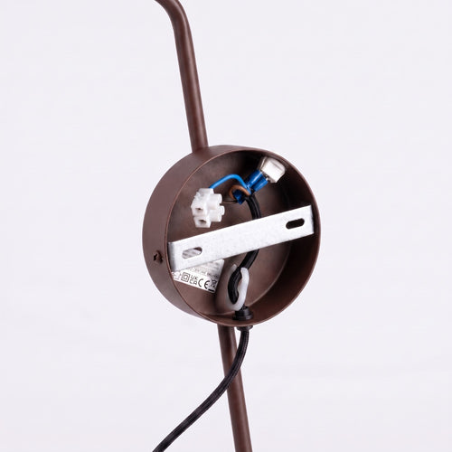 Sollux Lighting Wandlamp NOX 1 bruin met schakelaar - 14x61x30cm