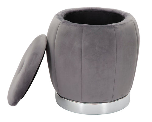 Mauro Ferretti pouf - 43x43 cm - grijs
