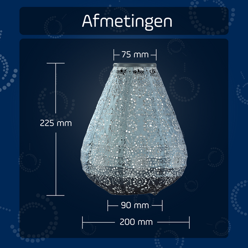 Lumiz solar lampion - tulip set - 3 stuks - vtwonen shop