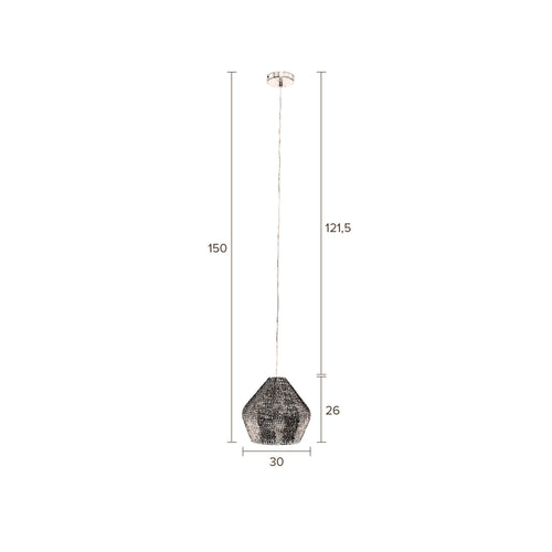 Dutchbone Cooper Hanglamp Koper 30 cm (M) - vtwonen shop