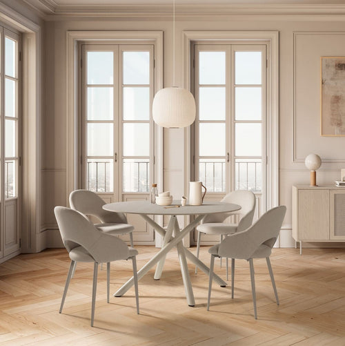 Calicosy - Eetkamerstoelen Set van 2 - LILA - 54x57x84 cm