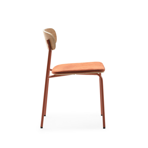 Calicosy - ADRIANA Set van 2 stoelen in stof - Grijs - 51x46x47 cm
