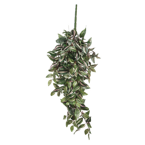 Mica Decorations Tradescantia Kunst Hangplant - L15 x B30 x H80 cm - Groen
