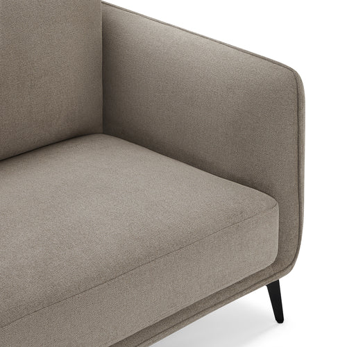 Furnhouse 3-zitsbank Selena - Taupe - Stof - 85x197x85