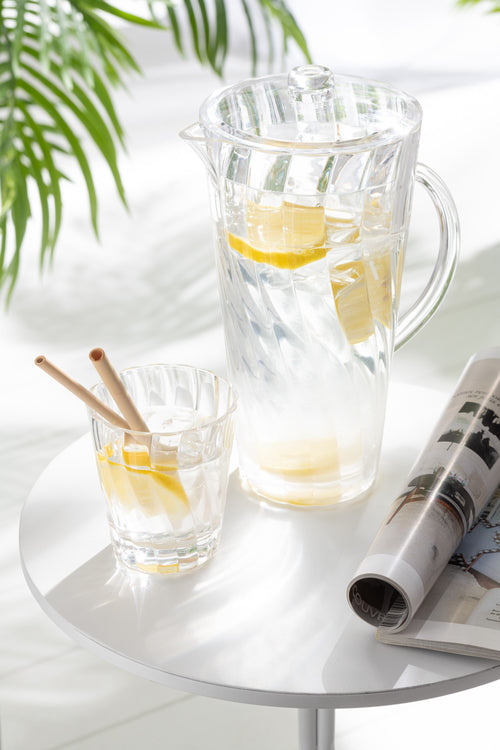 J-Line karaf Wave - kunststof - transparant - vtwonen shop