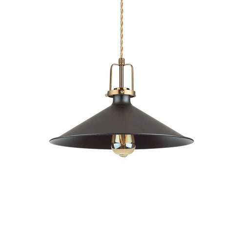 Ideal Lux ERIS-4 - Indoor Dome Plafond Hanglamp 1 Licht Zwart, E27