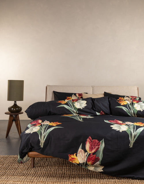 Essenza Tosca dekbedovertrek - Eenpersoons – 140x200/220 cm - Antraciet