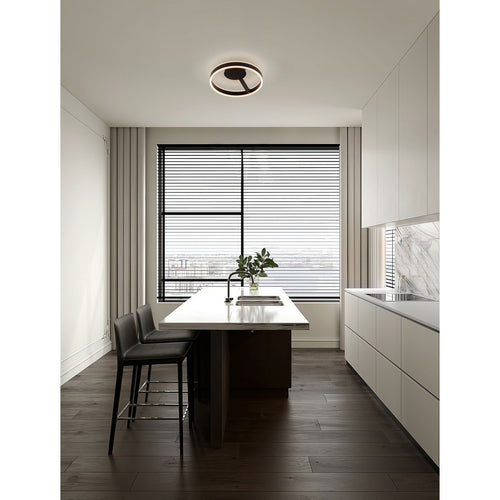 Nova Luce BIANCO Geïntegreerde LED-plafondlamp, halfverzonken, zandkleurig zwart, Triac dimbaar, 28W, 1916lm, 2700-3000-4000K kleurtemperatuur.