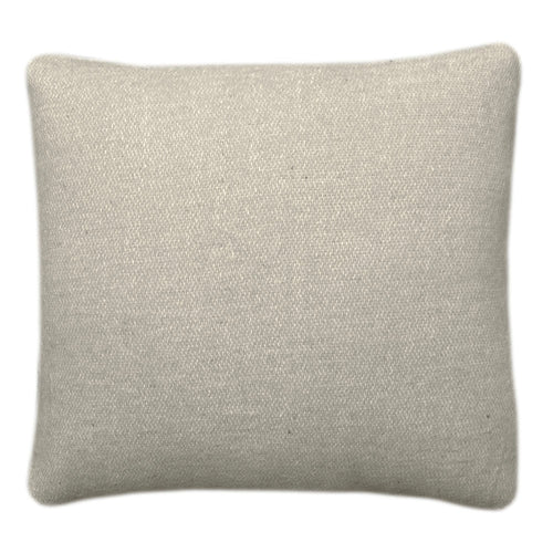 Malagoon kussen - beige dubbelzijdig - 50x50cm gerecycled wol