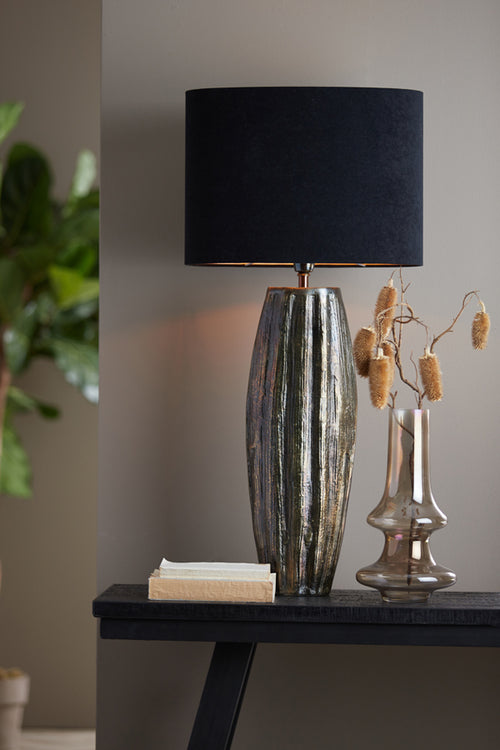 Light & Living lampenkap VELOURS - 45x21x32cm - zwart