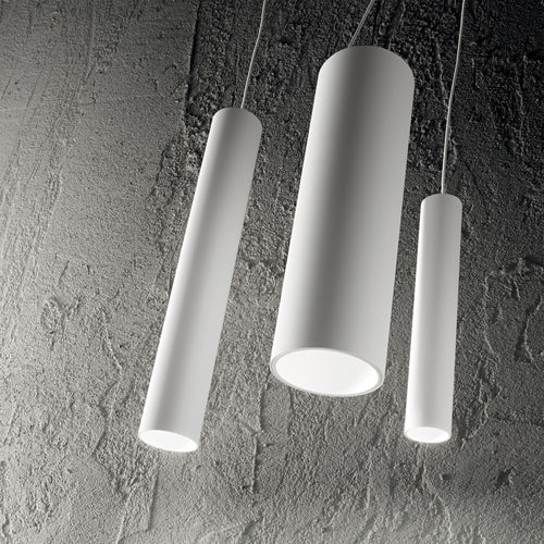 Ideal Lux Tube - LED 1 Light Ceiling Hanglamp Wit
