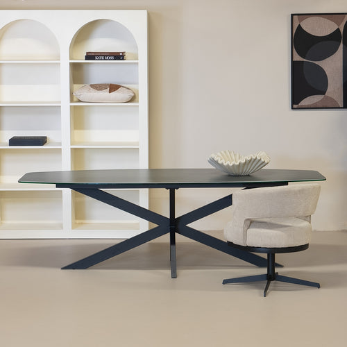 Giga Meubel Eettafel Alicia - Deens Ovaal - Keramiek - 240cm - vtwonen shop